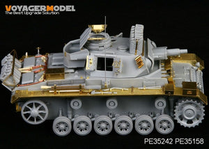 Voyager Model PE35242 WWII German Pz.Kpfw.III Ausf.N sPz.Abt 501 Afrika For DRAGON 6431 1/35 – imagen 3