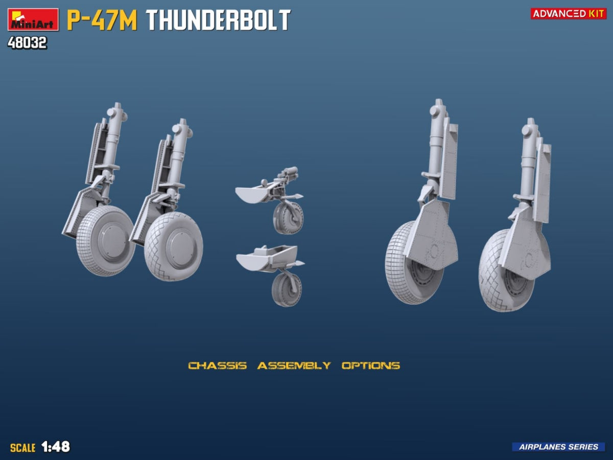 Mini Art 48032 P-47M Thunderbolt Advanced Kit 1/48