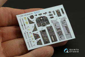 Quinta Studio QD48138 F-105D 3D-Printed &amp;amp; coloured Interior on decal paper (for HobbyBoss kit) 1/48 – imagen 2