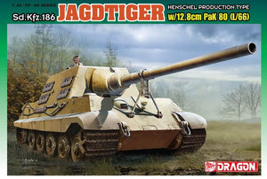 Dragon 6827 Jagdtiger avec canon PaK.80 de 12,8 cm (L/66) 1/35