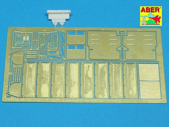 Aber 48026 Tiger I wczesny- część 3 - błotniki do Afrika corps (TAM) 1/48 – immagine 3