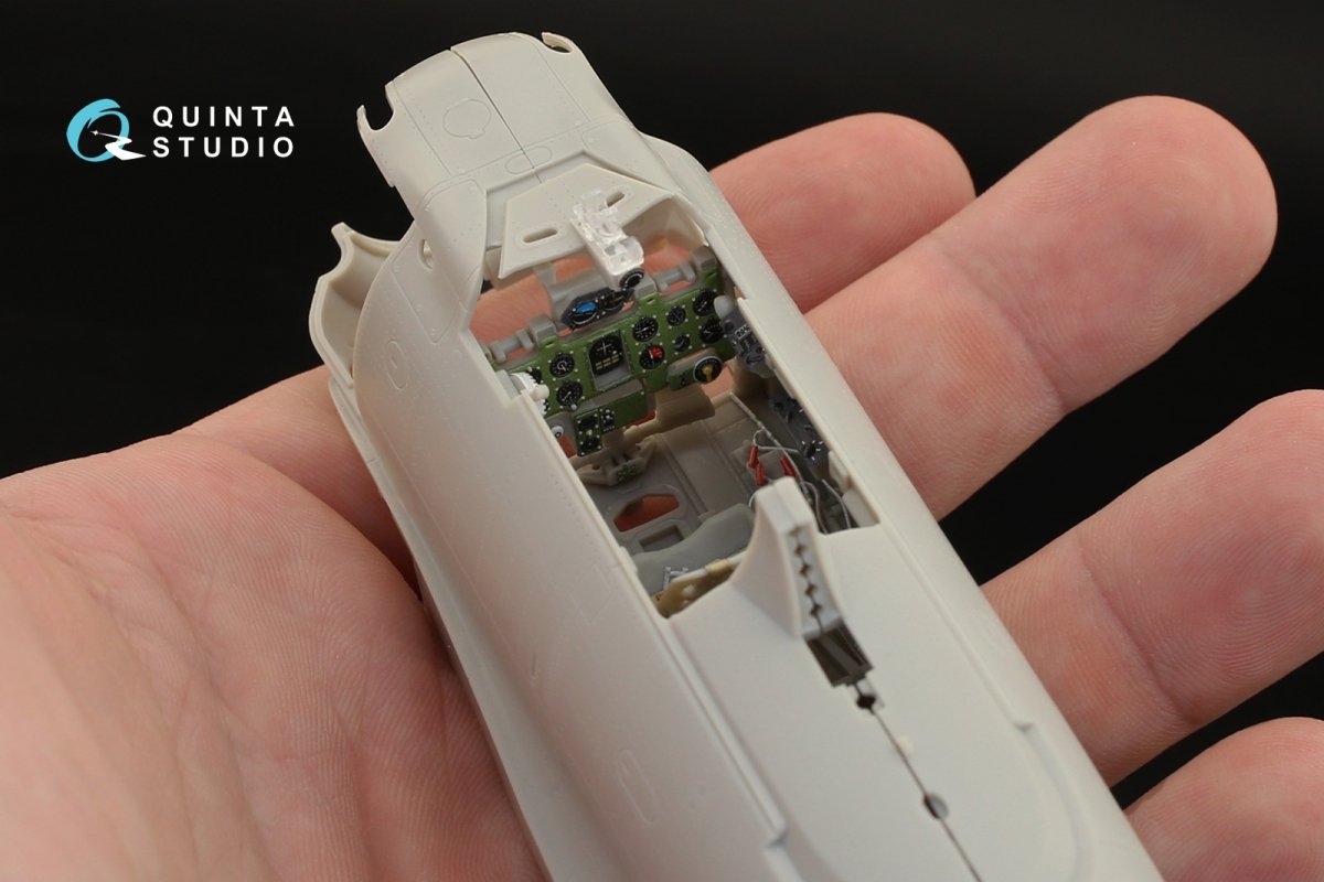 Quinta Studio QD32026 A6M5 (Mitsubishi prod.) 3D-Printed &amp;amp; coloured Interior on decal paper (for Tamiya kit) 1/32 – Bild 7