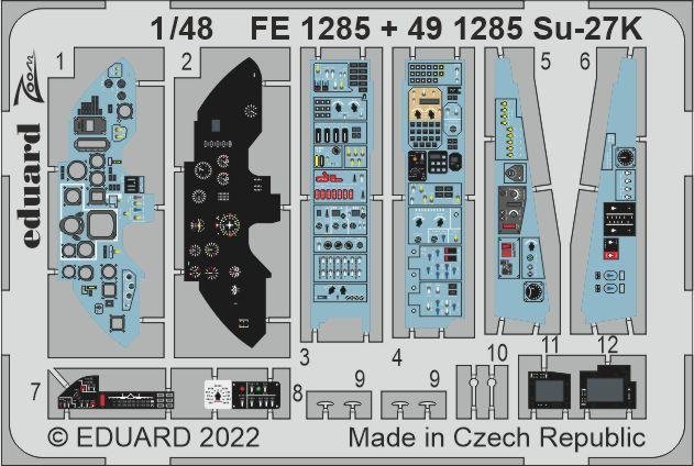 Eduard BIG49345 Su-27K MINIBASE 1/48 – Bild 3