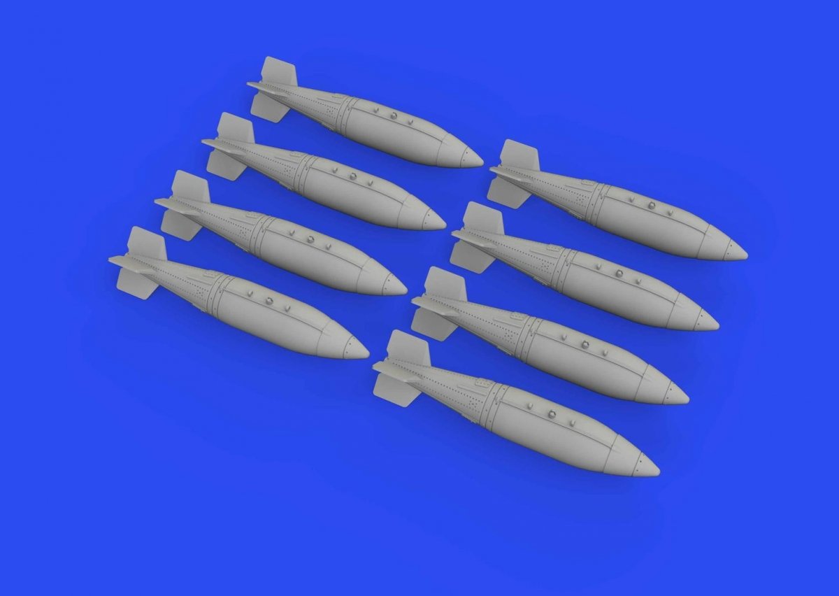 Eduard 672278 British 1000lb retarded bombs w_960 fuse 1/72 – imagen 3