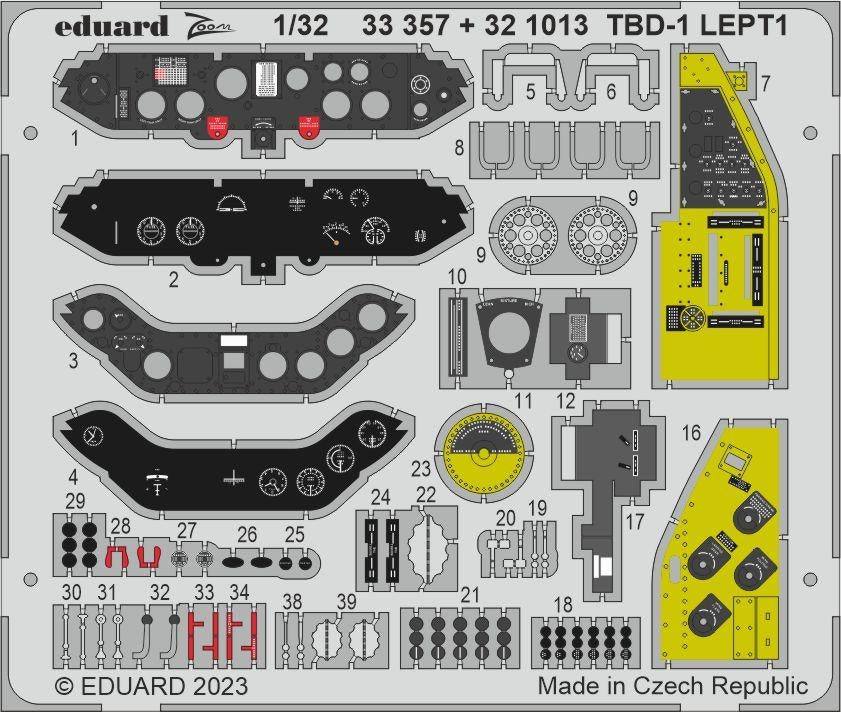 Eduard 321013 TBD-1 TRUMPETER 1/32 – zdjęcie 2