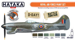Hataka HTK-CS07 ORANGE LINE – Royal Air Force paint set 6x17 – Bild 2