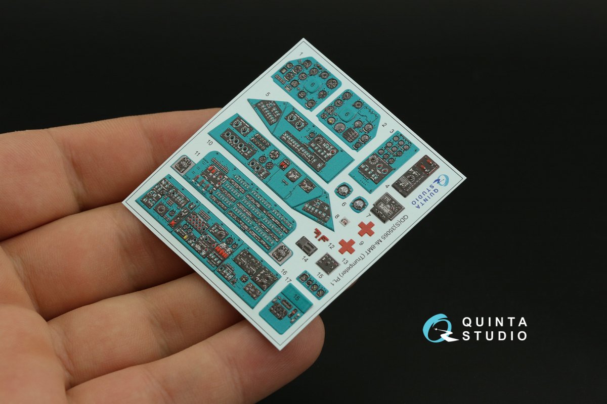 Quinta Studio QDS-35065 Mi-8MT 3D-Printed &amp;amp; coloured Interior on decal paper (Trumpeter) (Small version) 1/35 – imagen 5