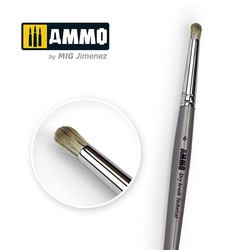 Munitions de Mig 8702 6 Brosse technique à brosse sèche AMMO