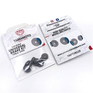 Yamamoto YMPTUN115 Universal Brake Kit Type A - 4 Pcs 1/24