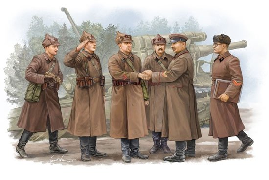 Trumpeter 00428 Soviet Artillery - Commander Inspection 1/35