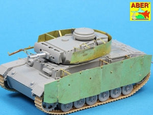 Aber 72A09 Osłony boczne do PzKpfw III / Side skirts for PzKpfw III 1/72 – imagen 2