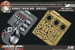 Voyager Model BR35012 British Armored Car Saladin Mk.II Lenses and taillights (for Dragon 3554) 1/35