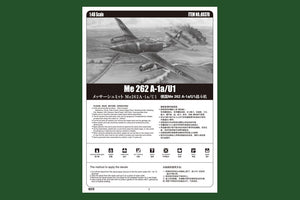 Hobby Boss 80370 Me 262 A-1a/U1 1/48 – zdjęcie 3