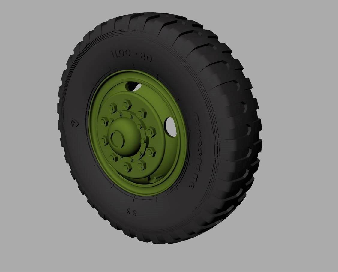 Panzer Art RE35-566 M54 road wheels (Firestone combat pattern) 1/35 – zdjęcie 3