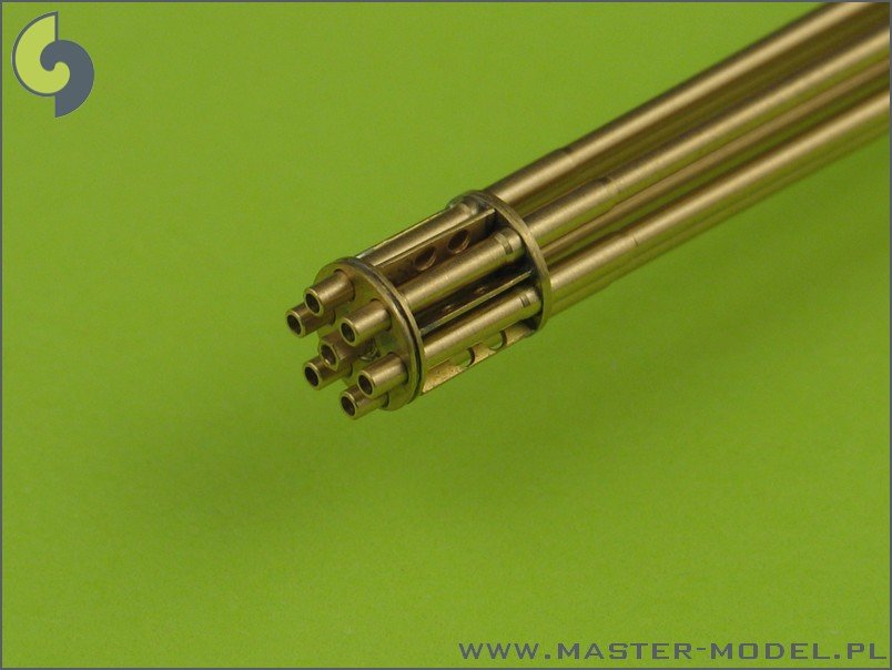 Master AM-32-029 M61 A1 Vulcan - Six-barrelled rotary 20mm cannon - turned barrels with etched barrel clamps 1/32 – zdjęcie 4