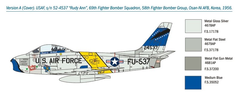 Italeri 1426 F-86F Sabre 1/72 – Bild 6