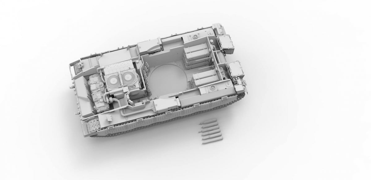 Border Model BT-037 Israel Merkava Mk.2D with full interior 1/35 – imagen 3