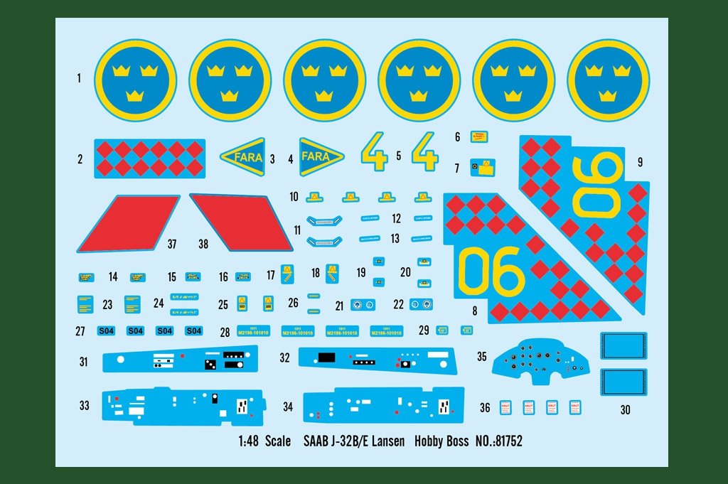 Hobby Boss 81752 SAAB J-32B/E Lansen – imagen 4