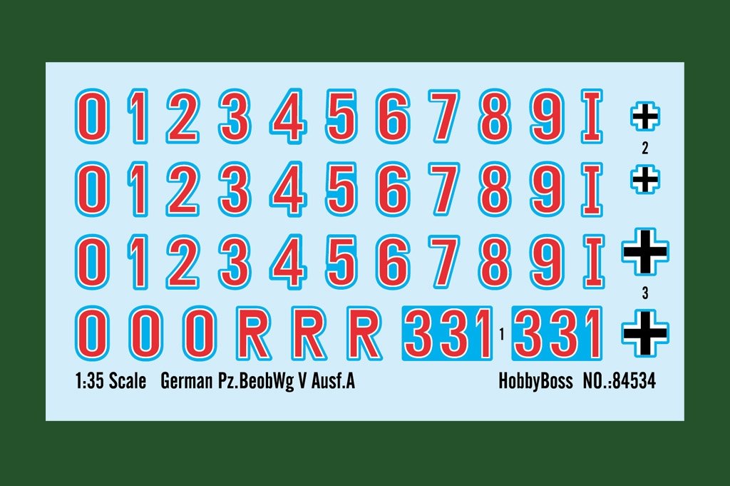 Hobby Boss 84534 German Pz.BeobWg V Ausf.A 1/35 – imagen 11