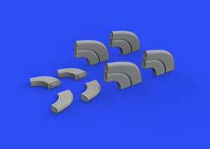 Eduard 648805 Yak-9D exhaust stacks PRINT ZVEZDA 1/48 – imagen 2