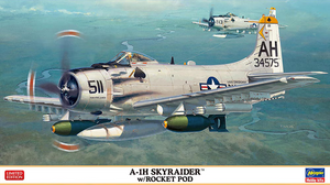 Hasegawa 02466 A-1H Skyraider w/ Rocket pod Limited Edition 1/72