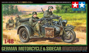 Tamiya 32578 Moto allemande et side-car (1/48)