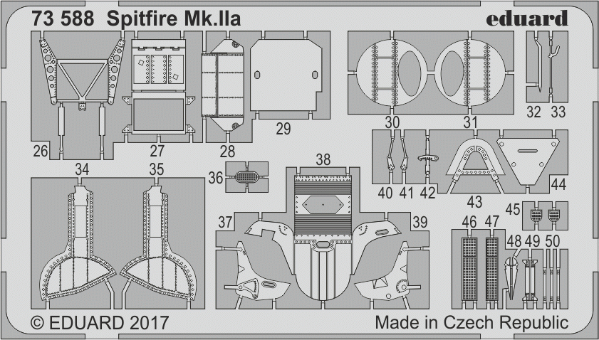 Eduard 73588 Spitfire Mk. IIa REVELL 1/72 – immagine 2