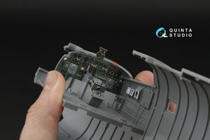 Quinta Studio QD32259 B-24D/B-24J Liberator, Pilot's compartment 3D-Printed &amp; coloured Interior on decal paper (Hobby Boss) 1/32