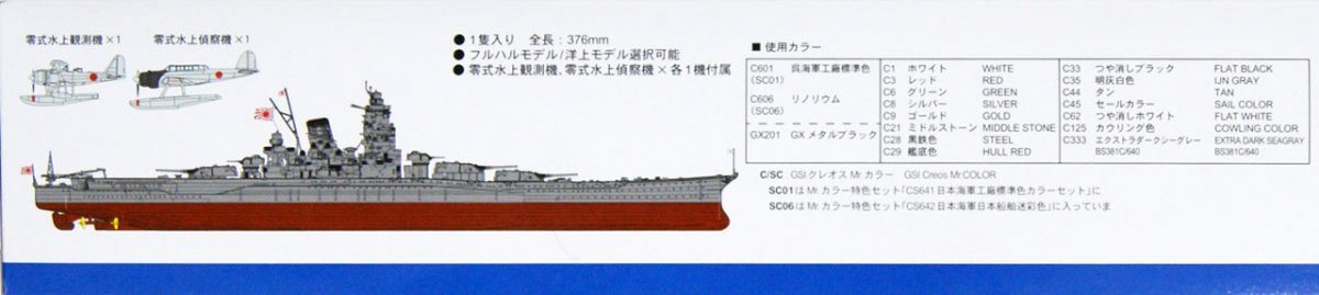 Pit-Road W215 IJN Battleship Yamato 1/700 – zdjęcie 4