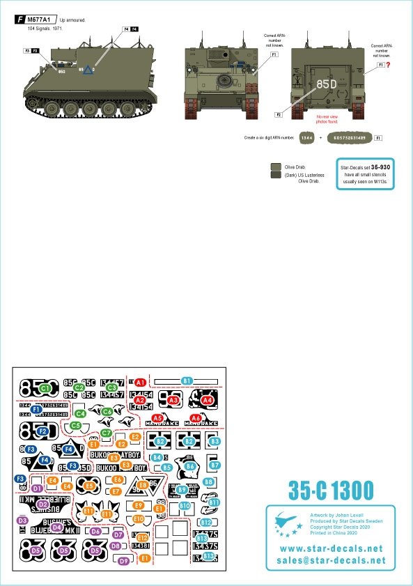 Star Decals 35-C1300 Australia in Vietnam 3 1/35 – imagen 2