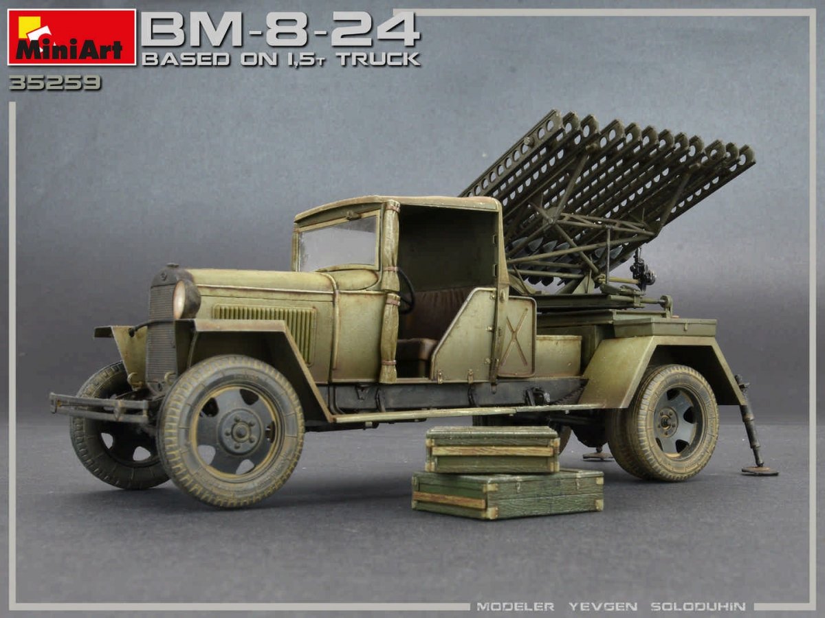 MiniArt 35259 Soviet Rocket Launcher BM-8-24 1/35 – imagen 4