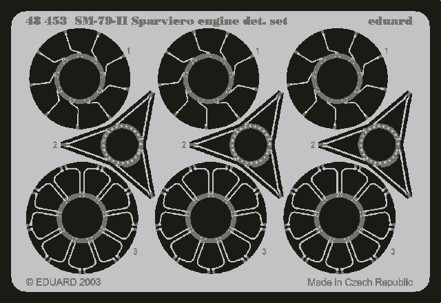 Eduard BIG4811 SM 79 SPARVIERO 1/48 TRUMPETER – Bild 3
