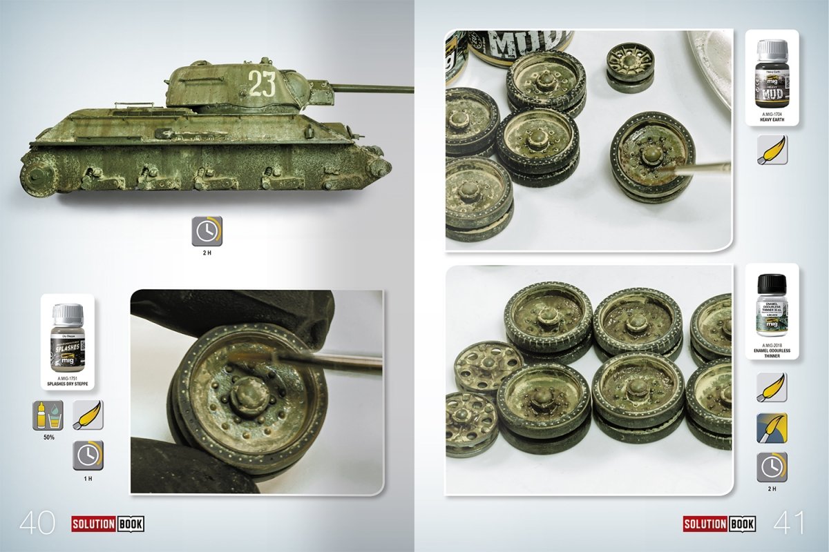 AMMO of Mig Jimenez 6600 How to Paint 4BO Green Vehicles Solution Book – imagen 4