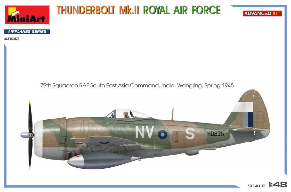 MiniArt 48012 THUNDERBOLT Mk.II. ROYAL AIR FORCE. ADVANCED KIT 1/48 – imagen 5