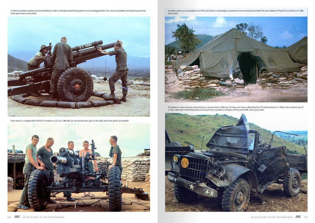 AK Interactive AK130007 AMERICAN ARTILLERY IN VIETNAM EN – imagen 8