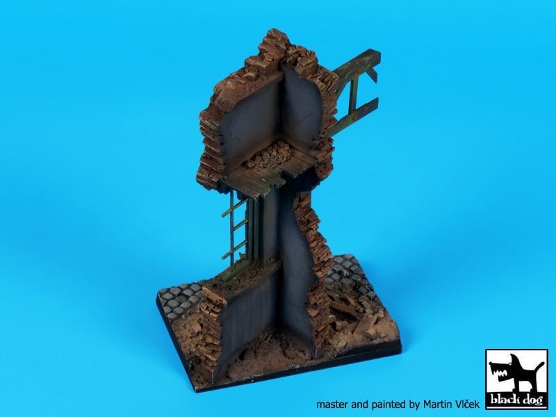 Black Dog D35113 Stalingrad factory ruin base 1/35 – imagen 2