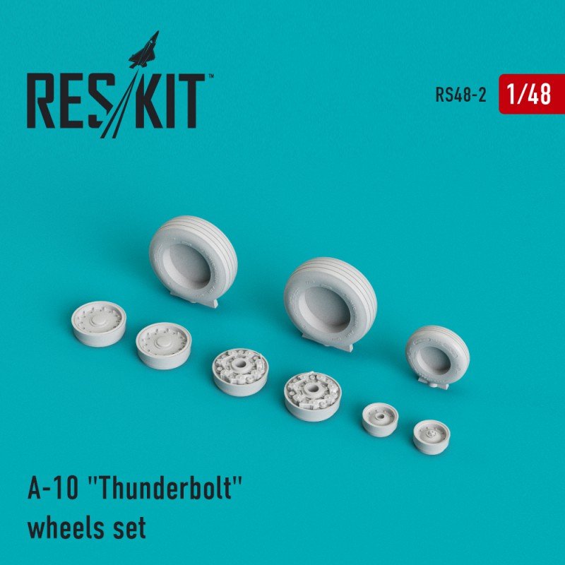 RESKIT RS48-0002 A-10 &amp;quot;Thunderbolt&amp;quot; wheels set 1/48