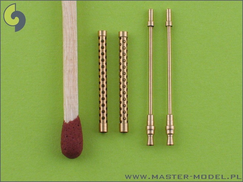 Master AM-32-002 German aircraft machine gun MG-17 barrels (2pcs) 1/32 – imagen 2