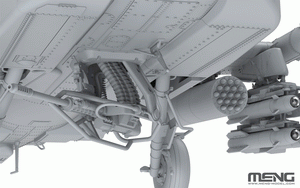 Meng Model QS-004 Boeing AH-64D Apache Longbow Heavy Attack Helicopter 1/35 – imagen 13