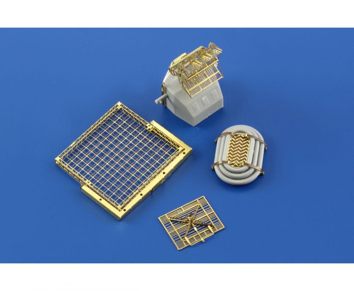 Eduard 53129 USS Hornet CV-8 part 2 - radar antennas MERIT 1/200 – zdjęcie 7