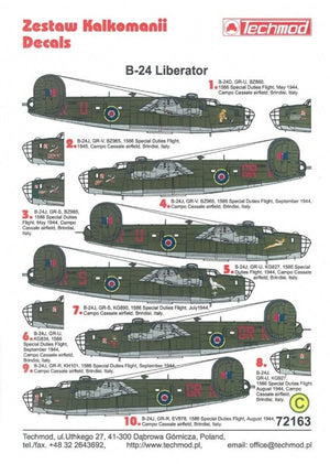 Techmod 72163 B-24 Liberator 1/72  – image 2