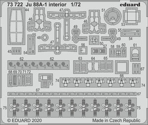 Eduard 73722 Ju 88A-1 intérieur 1/72 REVELL – image 2