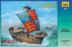 Zvezda 9038 English Medieval Ship &amp;quot;Thomas&amp;quot; 1/72