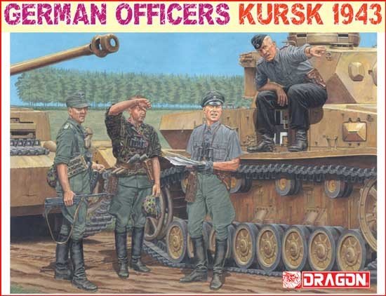 Dragon 6456 German Officers (Kursk 1943) 1/35