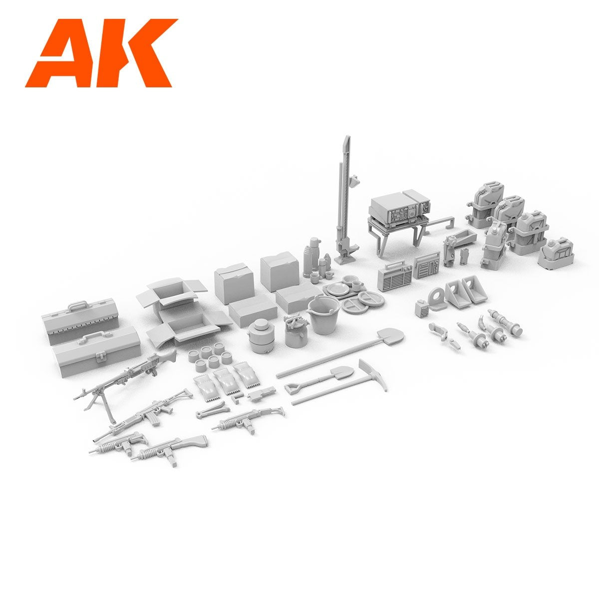 AK Interactive AK35006 IDF ACCESSORIES 1/35 – zdjęcie 2