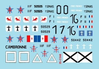 Star Decals 35-C1348 French Fighting Vehicles in Africa 1. FFL - Forces Francaises Libres 1/35 – imagen 2