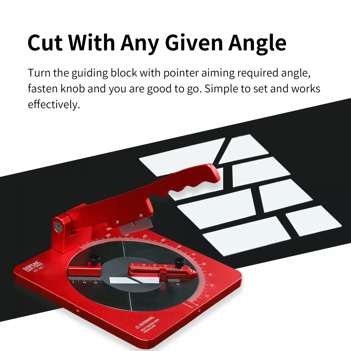 DSPIAE AT-AC Angle Cutting Jig / Przyrząd do cięcia pod kątem – Bild 4