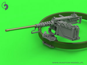 Master GM-35-073 Browning M2HB .50 cal (12,7mm) - do montażu na pierścieniu M49 (karetka D40721 / kołyska D40733 / skrzynka D40731 lub D90078) 1/35 – imagen 13