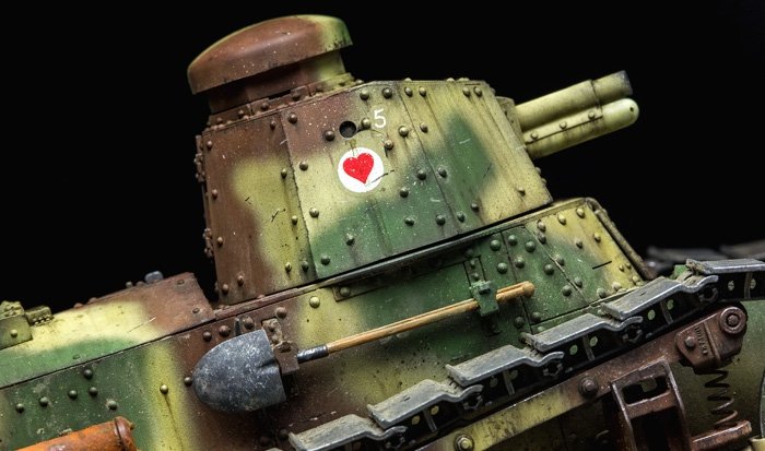 Meng Model TS-011 FRENCH FT-17 LIGHT TANK (RIVETED TURRET) 1/35 – imagen 7