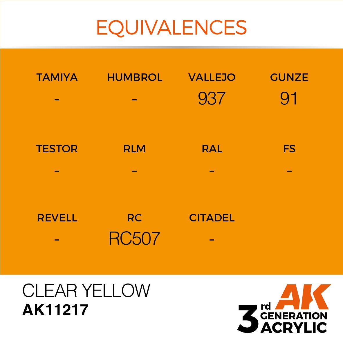 AK Interactive AK11217 JAUNE TRANSPARENT – STANDARD 17 ml – image 3